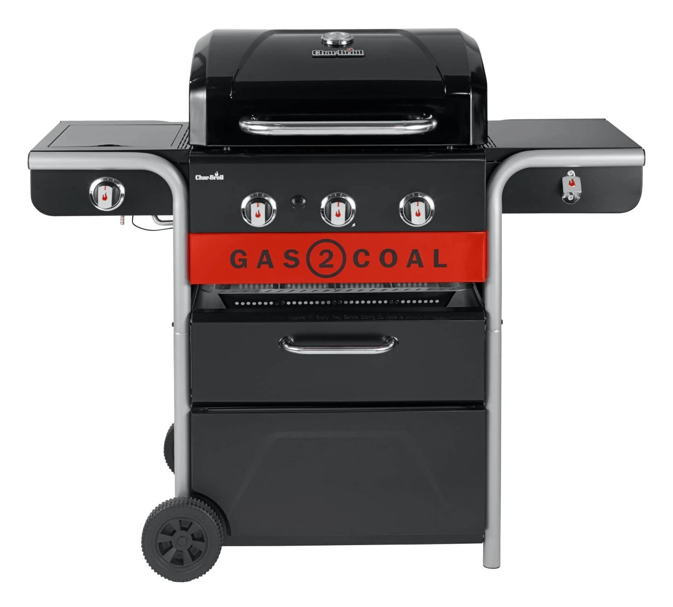 Char-Broil Gas2Coal 3 Burner Hybrid Barbecue 3 Char-Broil Gas2Coal 3 Burner Hybrid Barbecue