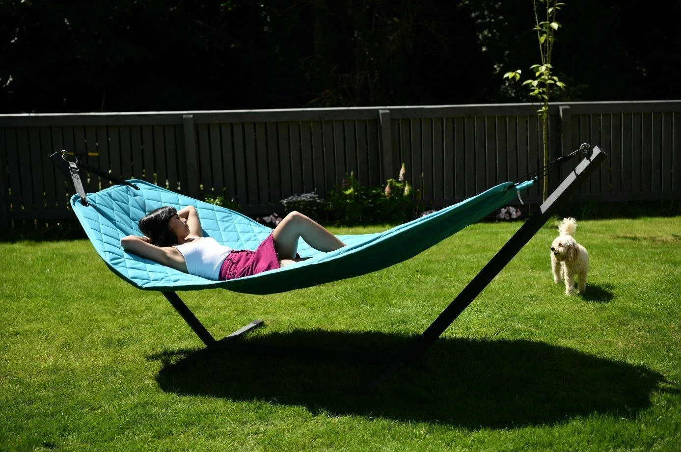 Extreme Lounging B Hammock - Aqua 4 Extreme Lounging B Hammock - Aqua - Image 2