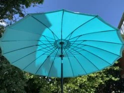 Katie Blake Sturdi 2.7m Shanghai Parasol Aqua 9 Katie Blake Sturdi 2.7m Shanghai Parasol Aqua -Garden Furniture Store 46732 2632