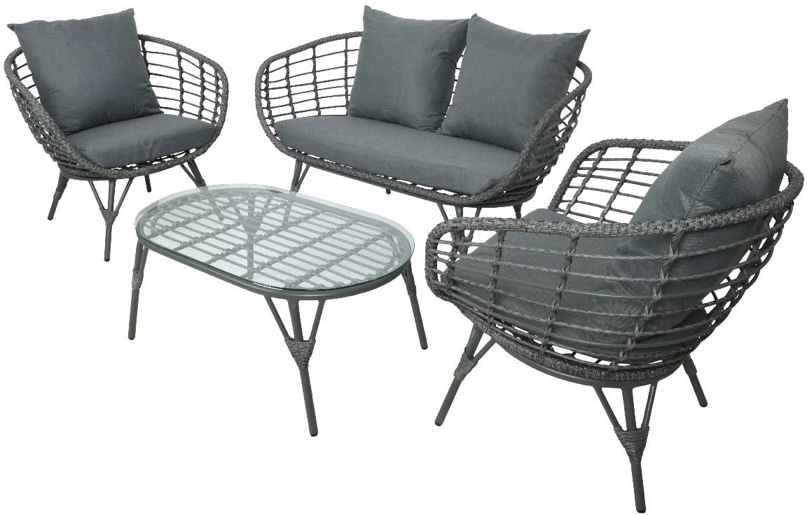 Other Kelby Lounge Set - Grey 3 Other Kelby Lounge Set - Grey