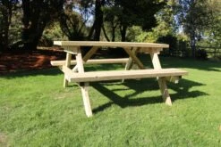 Churnet Valley Deluxe Picnic Table 1.5m 8 Churnet Valley Deluxe Picnic Table 1.5m -Garden Furniture Store 46828 2431