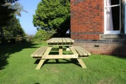 Churnet Valley Deluxe Picnic Table 1.5m 9 Churnet Valley Deluxe Picnic Table 1.5m -Garden Furniture Store 46828 2432