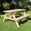 Churnet Valley Deluxe Picnic Table 1.8m -Garden Furniture Store 46829 2426