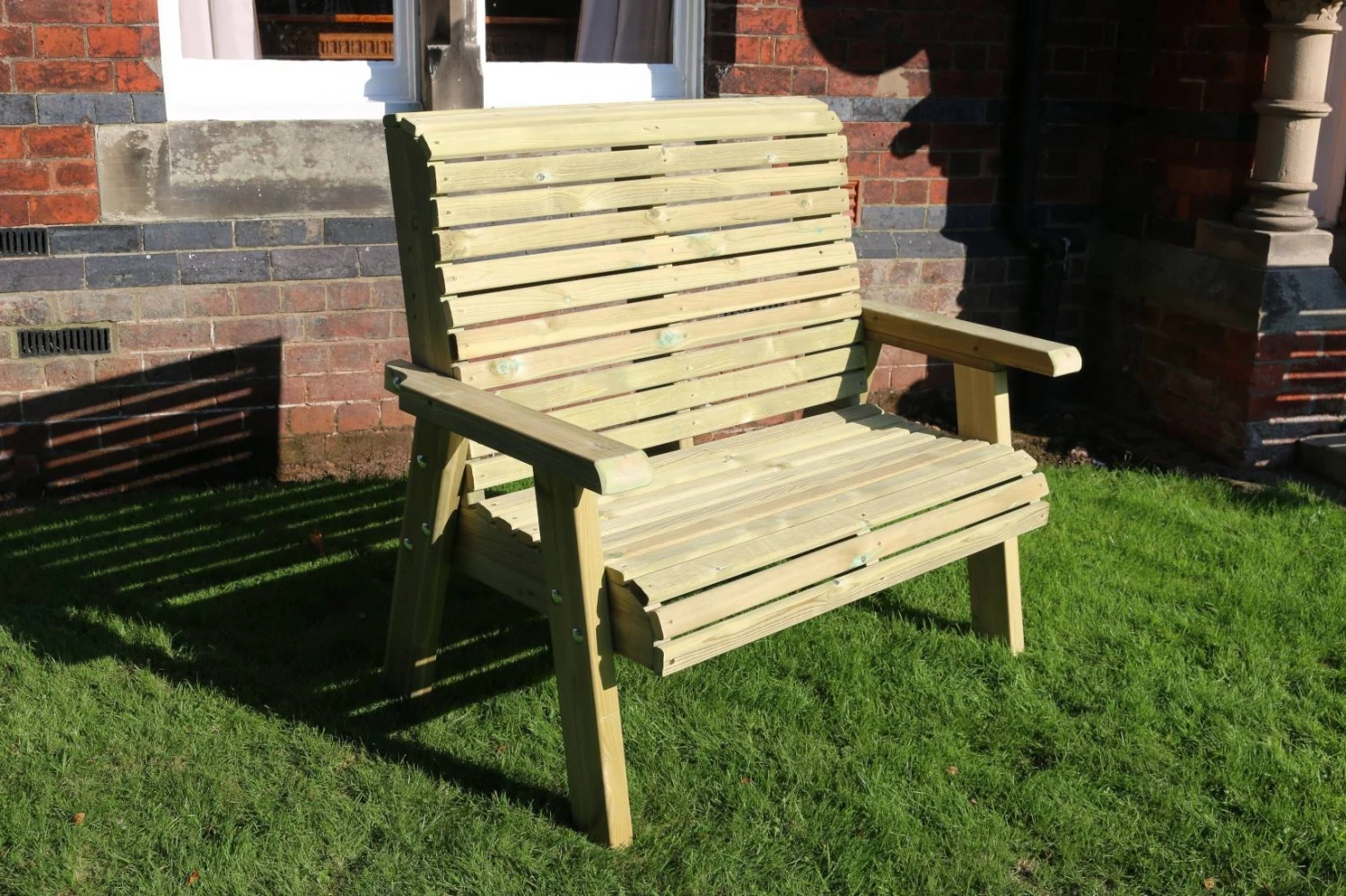 Churnet Valley Ergo 2 Seat Bench 4 Churnet Valley Ergo 2 Seat Bench - Image 2