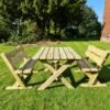 Churnet Valley Ashcombe Table Set 4 Seater