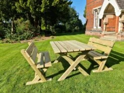 Churnet Valley Ashcombe Table Set 4 Seater -Garden Furniture Store 46842 2382