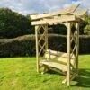 Churnet Valley Tokyo Arch 4ft With Ashcombe Bench 2 Churnet Valley Tokyo Arch 4ft With Ashcombe Bench -Garden Furniture Store 46850 2355