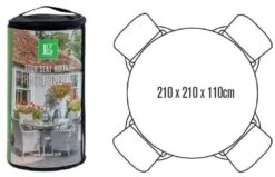 LG Outdoor DXCOV01 4 Seat Dining Set Deluxe Cover - Up To 120cm Table -Garden Furniture Store 46960 2272