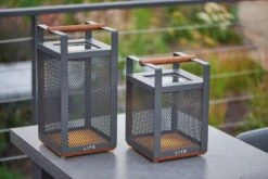 LIFE Shine Candle Light Square High - Lava -Garden Furniture Store 46974 2253