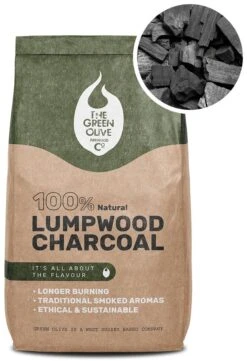 Green Olive BBQ Lumpwood Charcoal 4kg
