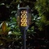 Smart Garden Solar Cool Flame Compact Torch Black 4 Piece Carry Pack -Garden Furniture Store 50727 31893