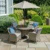 LG Outdoor Monaco Sand 4 Seat Dining Set And Parasol 1 LG Outdoor Monaco Sand 4 Seat Dining Set And Parasol -Garden Furniture Store 51133 30442